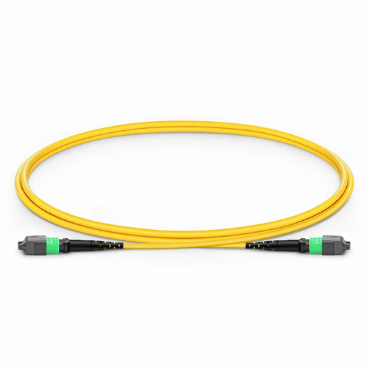 SFPS 1m (3ft) MTP® Jumper, MTP®-16 APC (Female) to MTP®-16 APC (Female), 16 Fibers, Single Mode (OS2), Dual Rated (OFNR/LSZH), 0.35dB Max, Crossover, Yellow SFPS