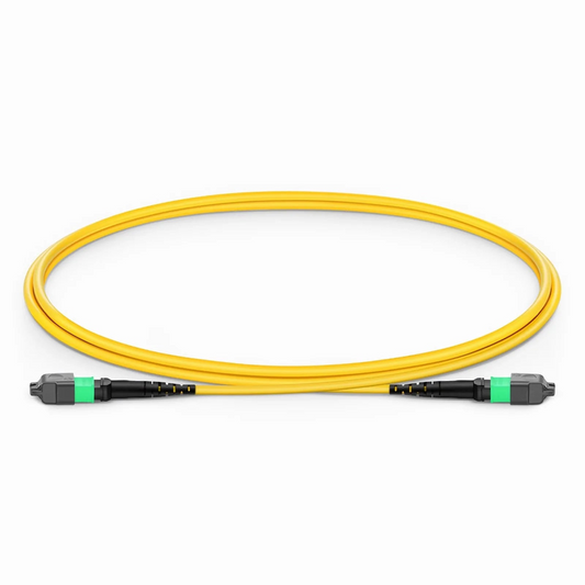 SFPS 1m (3ft) MTP® Jumper, MTP®-16 APC (Female) to MTP®-16 APC (Female), 16 Fibers, Single Mode (OS2), Plenum (OFNP), 0.35dB Max, Crossover, Yellow SFPS
