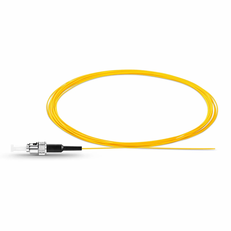 SFPS 2m (7ft) Fiber Pigtail, ST UPC to Unterminated, Simplex, OS2 Single Mode, PVC (Unrated), 0.9mm, Yellow SFPS