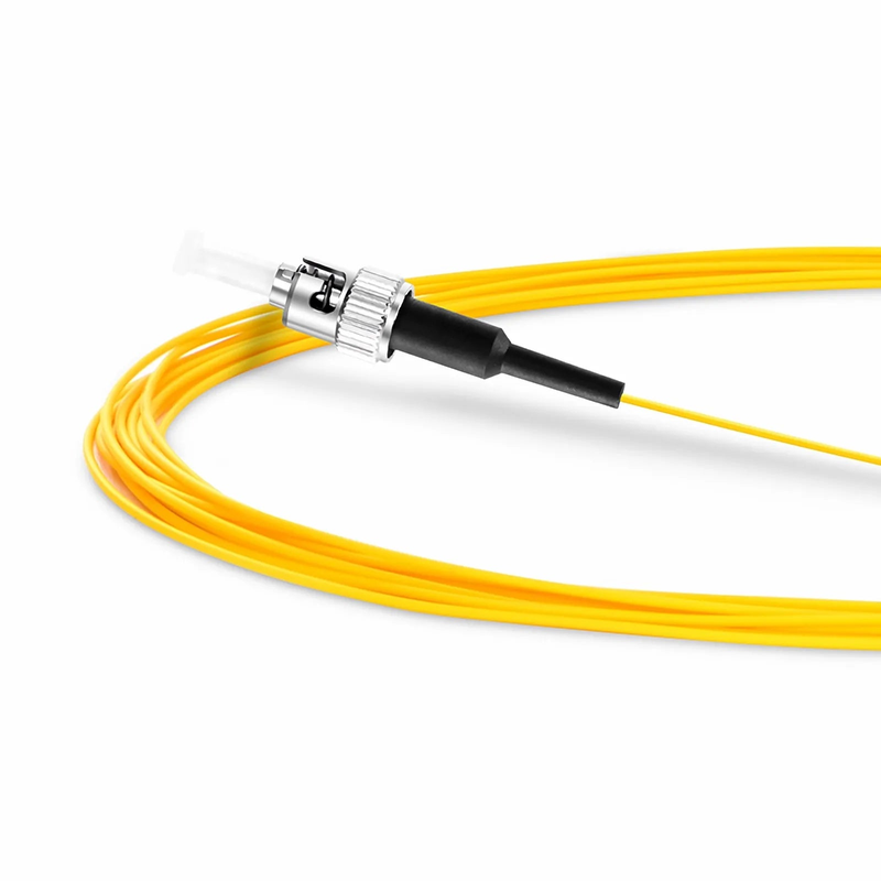 SFPS 2m (7ft) Fiber Pigtail, ST UPC to Unterminated, Simplex, OS2 Single Mode, PVC (Unrated), 0.9mm, Yellow SFPS