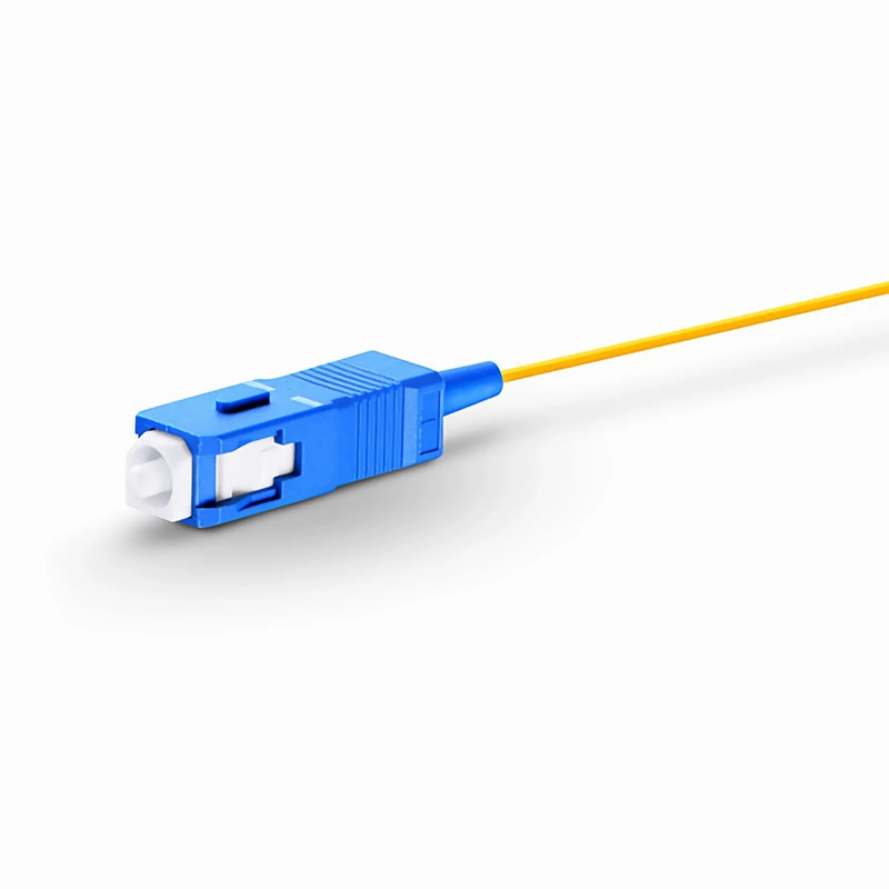 SFPS 2m (7ft) Fiber Pigtail, SC UPC to Unterminated, Simplex, OS2 Single Mode, PVC (Unrated), 0.9mm, Yellow SFPS