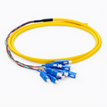 SFPS 1.5m (5ft) Fiber Pigtail, SC UPC to Unterminated, 12 Fibers, Bunch, OS2 Single Mode, PVC (Unrated), 0.9mm, Yellow SFPS