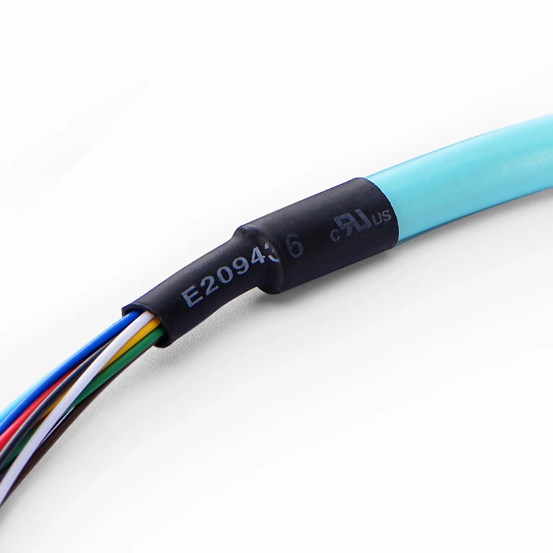 SFPS 1.5m (5ft) Fiber Pigtail, LC UPC to Unterminated, 12 Fibers, Bunch, OM3 Multimode, PVC (Unrated), 0.9mm, Aqua SFPS
