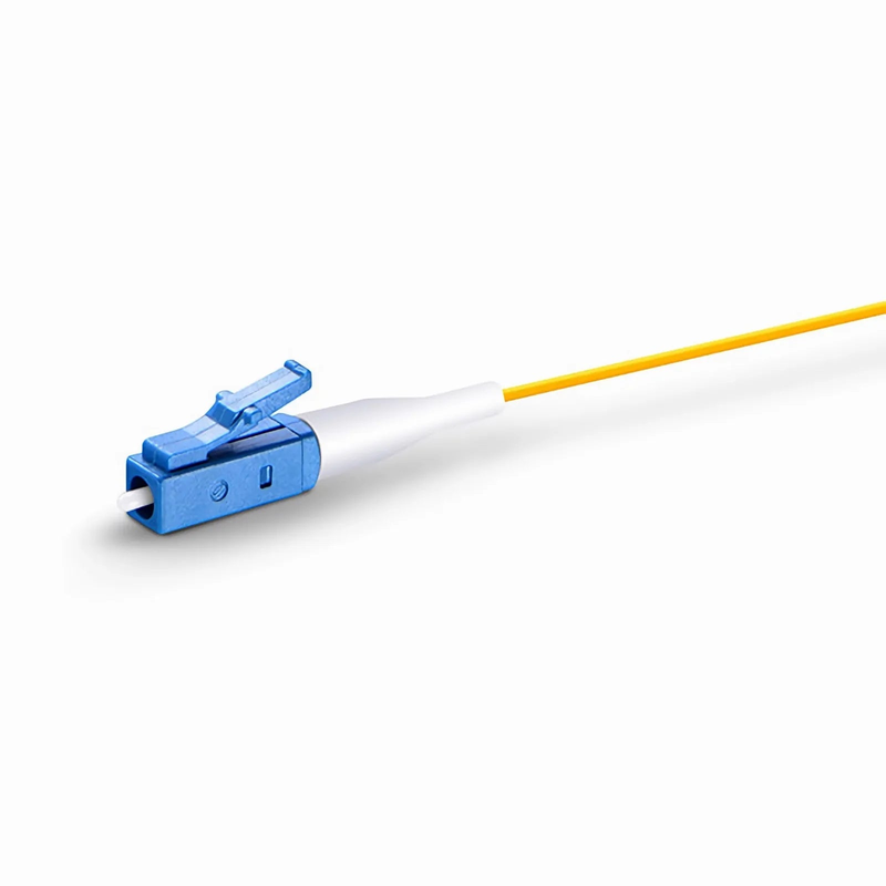 SFPS 1m (3ft) Fiber Pigtail, LC UPC to Unterminated, Simplex, OS2 Single Mode, PVC (Unrated), 0.9mm, Yellow SFPS