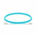 SFPS 5m (16ft) Fiber Patch Cable, 1 Fiber, LC UPC Simplex to LC UPC Simplex, Multimode (OM4), Riser (OFNR), 1.2mm, Tight-Buffered, Aqua SFPS