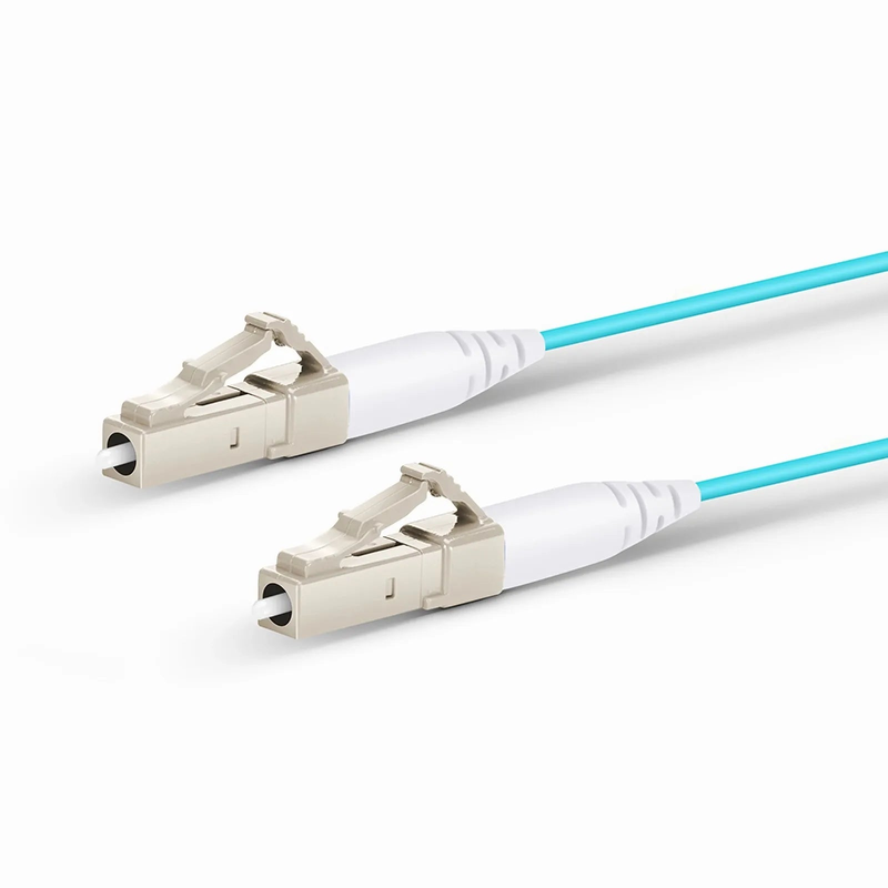 SFPS 5m (16ft) Fiber Patch Cable, 1 Fiber, LC UPC Simplex to LC UPC Simplex, Multimode (OM4), Riser (OFNR), 1.2mm, Tight-Buffered, Aqua SFPS