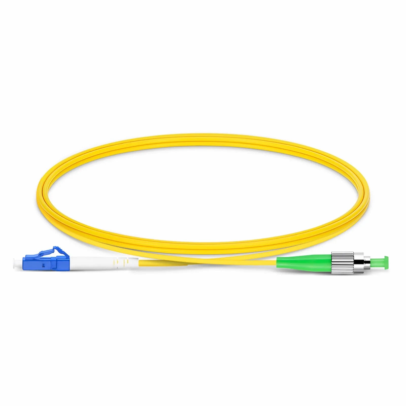 SFPS 1m (3ft) Fiber Patch Cable, 1 Fiber, LC UPC Simplex to FC APC Simplex, Single Mode (OS2), Riser (OFNR), 2.0mm, Tight-Buffered, Yellow SFPS