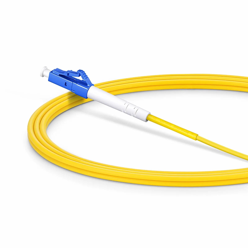 SFPS 2m (7ft) Fiber Patch Cable, 1 Fiber, LC UPC Simplex to SC APC Simplex, Single Mode (OS2), Riser (OFNR), 2.0mm, Tight-Buffered, Yellow, 10 Pcs/Pack SFPS