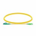SFPS 3m (10ft) Fiber Patch Cable, 1 Fiber, LC APC Simplex to SC APC Simplex, Single Mode (OS2), Riser (OFNR), 1.2mm, Tight-Buffered, Yellow SFPS