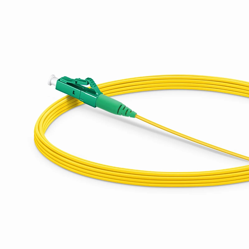 SFPS 5m (16ft) Fiber Patch Cable, 1 Fiber, LC APC Simplex to SC APC Simplex, Single Mode (OS2), Riser (OFNR), 1.2mm, Tight-Buffered, Yellow SFPS