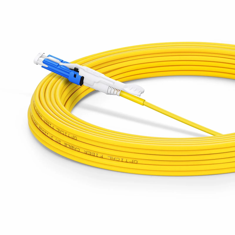 SFPS 10m (33ft) Fiber Patch Cable, 2 Fibers, CSA UPC Duplex to CSA UPC Duplex Uniboot, Single Mode (OS2), Riser (OFNR), 2.0mm, Yellow, for 200/400G Network Connection SFPS