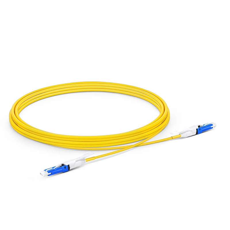SFPS 3m (10ft) Fiber Patch Cable, 2 Fibers, CSA UPC Duplex to CSA UPC Duplex Uniboot, Single Mode (OS2), Riser (OFNR), 2.0mm, Yellow, for 200/400G Network Connection SFPS
