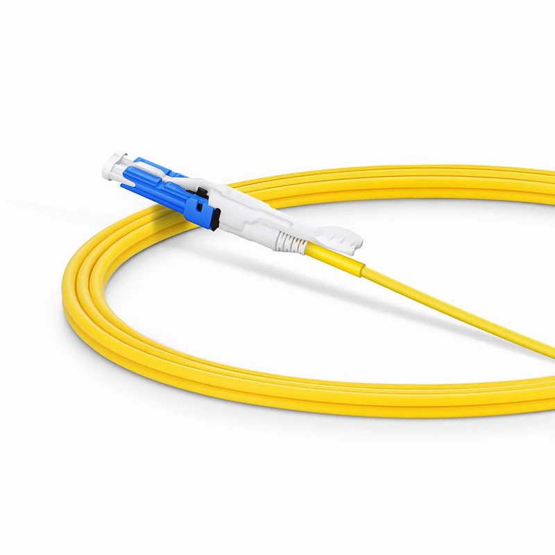 SFPS 2m (7ft) Fiber Patch Cable, 2 Fibers, CSA UPC Duplex to CSA UPC Duplex Uniboot, Single Mode (OS2), Riser (OFNR), 2.0mm, Yellow, for 200/400G Network Connection SFPS