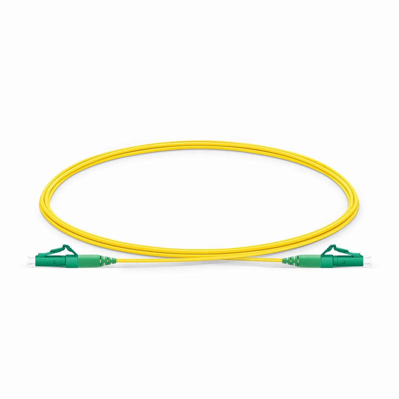 SFPS 2m (7ft) Fiber Patch Cable, 1 Fiber, LC APC Simplex to LC APC Simplex, Single Mode (OS2), Riser (OFNR), 1.2mm, Tight-Buffered, Yellow SFPS