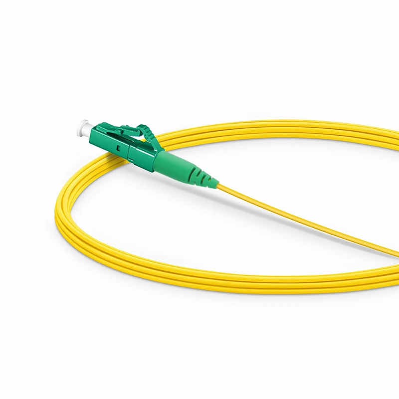 SFPS 2m (7ft) Fiber Patch Cable, 1 Fiber, LC APC Simplex to SC APC Simplex, Single Mode (OS2), Riser (OFNR), 1.2mm, Tight-Buffered, Yellow SFPS