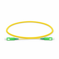 SFPS 2m (7ft) Fiber Patch Cable, 1 Fiber, SC APC Simplex to SC APC Simplex, Single Mode (OS2), Riser (OFNR), 1.2mm, Tight-Buffered, Yellow SFPS
