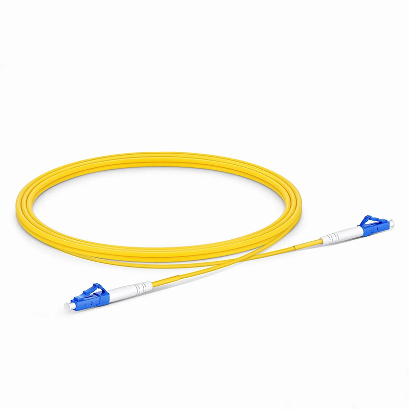 SFPS 2m (7ft) Fiber Patch Cable, 1 Fiber, LC UPC Simplex to LC UPC Simplex, Single Mode (OS2), Riser (OFNR), 2.0mm, Tight-Buffered, Yellow, 10 Pcs/Pack SFPS