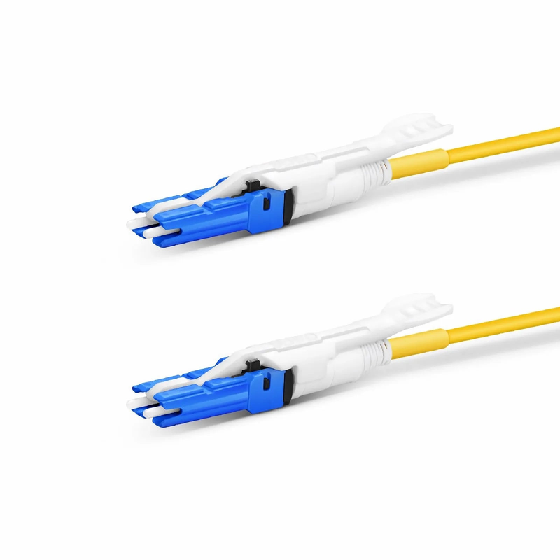 SFPS 1m (3ft) Fiber Patch Cable, 2 Fibers, CSA UPC Duplex to CSA UPC Duplex Uniboot, Single Mode (OS2), Riser (OFNR), 2.0mm, Yellow, for 200/400G Network Connection SFPS