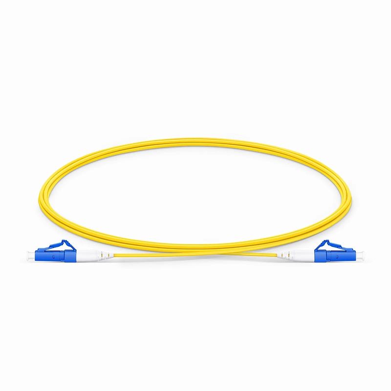 SFPS 2m (7ft) Fiber Patch Cable, 1 Fiber, LC UPC Simplex to LC UPC Simplex, Single Mode (OS2), Riser (OFNR), 1.2mm, Tight-Buffered, Yellow SFPS