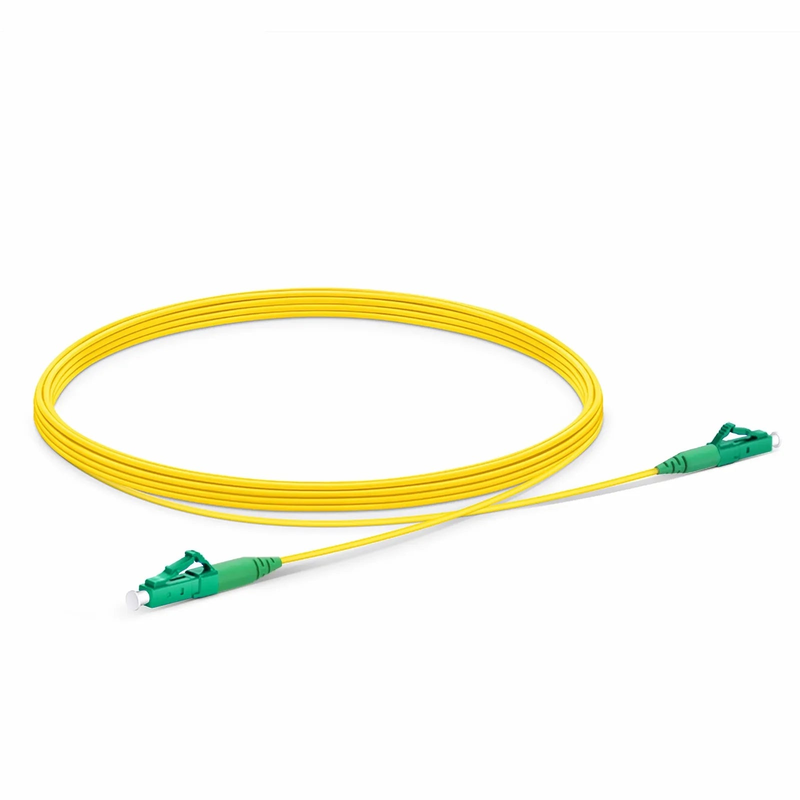 SFPS 5m (16ft) Fiber Patch Cable, 1 Fiber, LC APC Simplex to LC APC Simplex, Single Mode (OS2), Riser (OFNR), 1.2mm, Tight-Buffered, Yellow SFPS