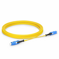 SFPS 5m (16ft) Fiber Patch Cable, 2 Fibers, SN UPC Duplex to SN UPC Duplex Uniboot, Single Mode (OS2), Riser (OFNR), 1.6mm, Yellow, for 400G Network Connection SFPS