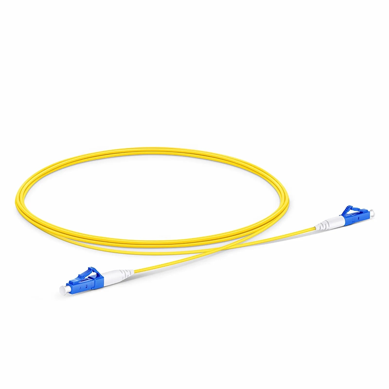 SFPS 2m (7ft) Fiber Patch Cable, 1 Fiber, LC UPC Simplex to LC UPC Simplex, Single Mode (OS2), LSZH, 1.2mm, Tight-Buffered, Yellow SFPS