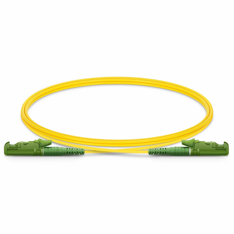 SFPS 1m (3ft) Fiber Patch Cable, 1 Fiber, LSH APC Simplex to LSH APC Simplex, Single Mode (OS2), LSZH, 2.0mm, Tight-Buffered, Yellow SFPS