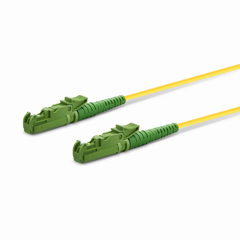 SFPS 1m (3ft) Fiber Patch Cable, 1 Fiber, LSH APC Simplex to LSH APC Simplex, Single Mode (OS2), LSZH, 2.0mm, Tight-Buffered, Yellow SFPS
