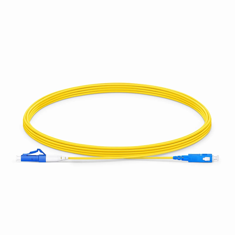 SFPS 5m (16ft) Fiber Patch Cable, 1 Fiber, LC UPC Simplex to LC UPC Simplex, Single Mode (OS2), Riser (OFNR), 1.2mm, Tight-Buffered, Yellow SFPS
