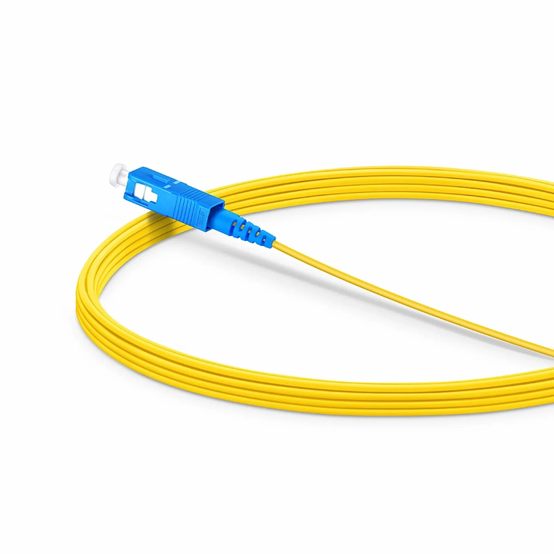 SFPS 5m (16ft) Fiber Patch Cable, 1 Fiber, LC UPC Simplex to LC UPC Simplex, Single Mode (OS2), Riser (OFNR), 1.2mm, Tight-Buffered, Yellow SFPS