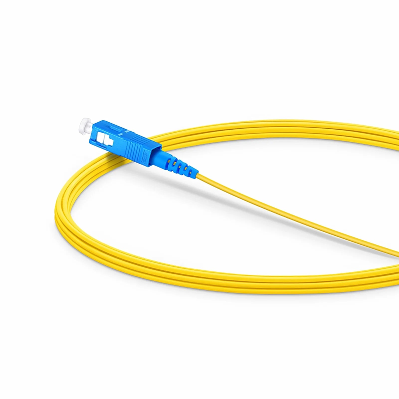 SFPS 3m (10ft) Fiber Patch Cable, 1 Fiber, LC UPC Simplex to SC UPC Simplex, Single Mode (OS2), Riser (OFNR), 1.2mm, Tight-Buffered, Yellow