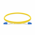 SFPS 3m (10ft) Fiber Patch Cable, 2 Fibers, LC UPC Duplex to LC UPC Duplex, Single Mode (OS2), Riser (OFNR), 1.2mm, Tight-Buffered, Yellow