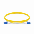 SFPS 5m (16ft) Fiber Patch Cable, 2 Fibers, LC UPC Duplex to LC UPC Duplex, Single Mode (OS2), Riser (OFNR), 1.2mm, Tight-Buffered, Yellow SFPS