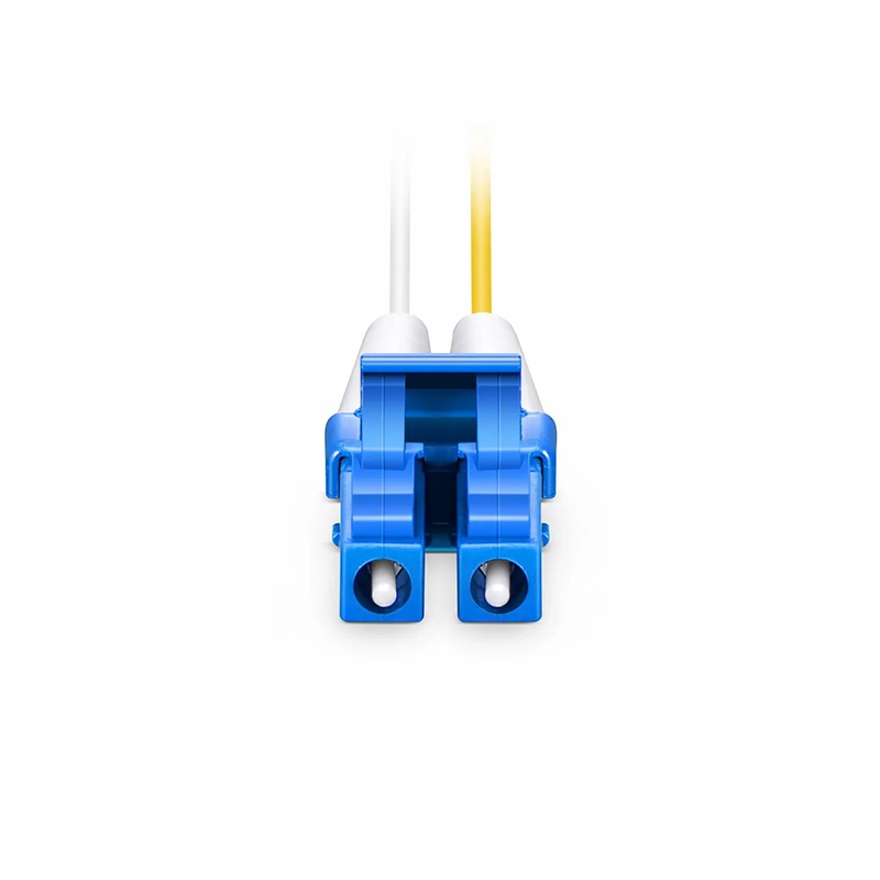 SFPS 5m (16ft) Fiber Patch Cable, 2 Fibers, LC UPC Duplex to LC UPC Duplex, Single Mode (OS2), Riser (OFNR), 1.2mm, Tight-Buffered, Yellow SFPS