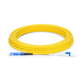 SFPS 10m (33ft) Fiber Patch Cable, 2 Fibers, SN UPC Duplex to LC UPC Duplex Flat Clip Uniboot, Single Mode (OS2), Riser (OFNR), 1.6mm, Yellow, for 400G Network Connection SFPS