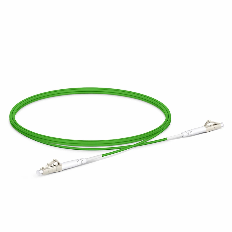 SFPS 1m (3ft) Fiber Patch Cable, 1 Fiber, LC UPC Simplex to LC UPC Simplex, Multimode (OM5), Riser (OFNR), 2.0mm, Tight-Buffered, Lime Green SFPS