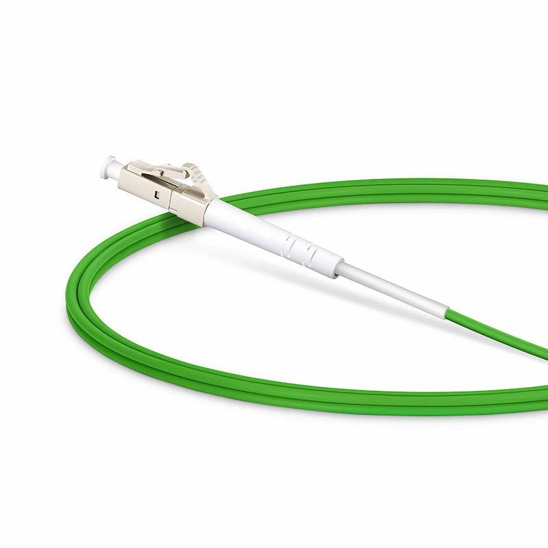 SFPS 1m (3ft) Fiber Patch Cable, 1 Fiber, LC UPC Simplex to LC UPC Simplex, Multimode (OM5), Riser (OFNR), 2.0mm, Tight-Buffered, Lime Green SFPS