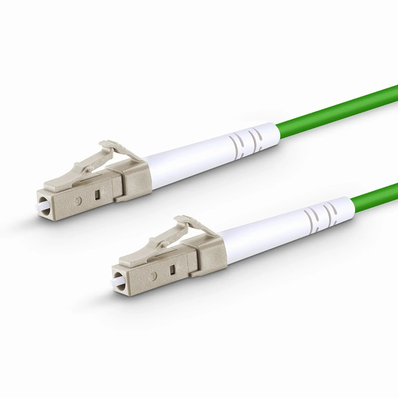 SFPS 1m (3ft) Fiber Patch Cable, 1 Fiber, LC UPC Simplex to LC UPC Simplex, Multimode (OM5), Riser (OFNR), 2.0mm, Tight-Buffered, Lime Green SFPS
