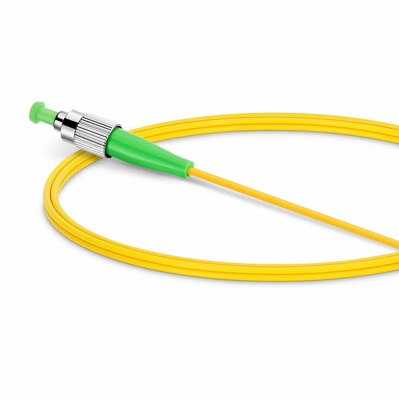 SFPS 1m (3ft) Fiber Patch Cable, 1 Fiber, FC APC Simplex to FC APC Simplex, Single Mode (OS2), Riser (OFNR), 2.0mm, Tight-Buffered, Yellow SFPS