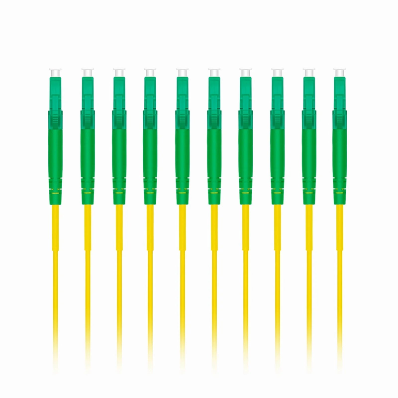 SFPS 3m (10ft) Fiber Patch Cable, 1 Fiber, LC APC Simplex to LC APC Simplex, Single Mode (OS2), Riser (OFNR), 2.0mm, Tight-Buffered, Yellow, 10 Pcs/Pack SFPS