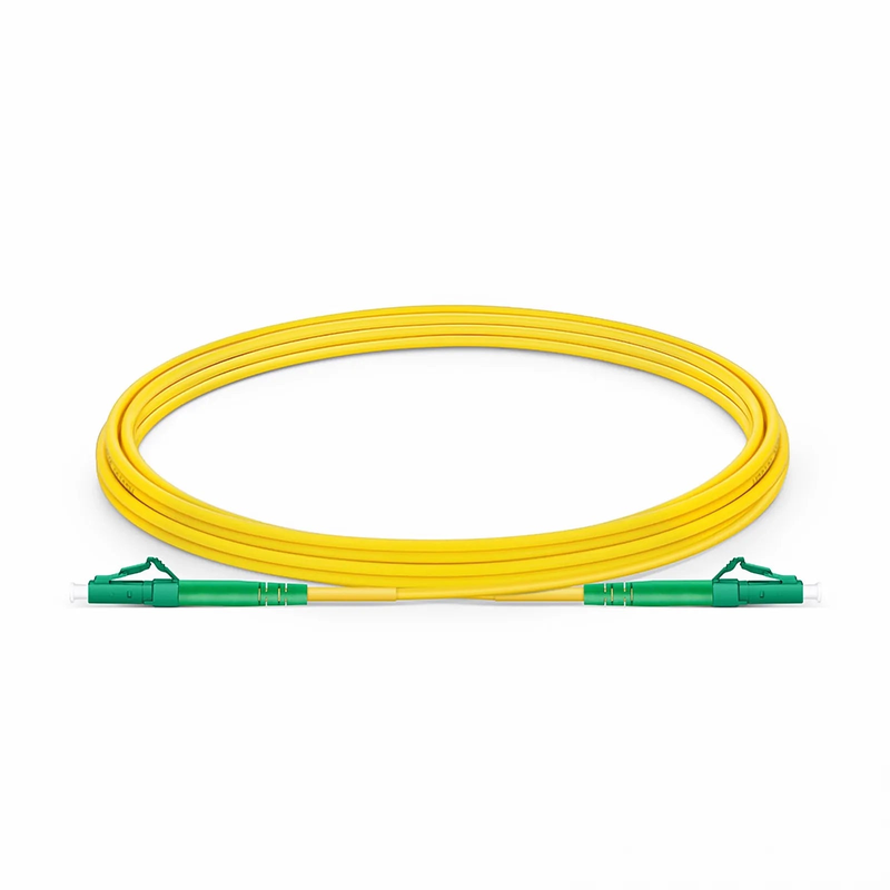 SFPS 3m (10ft) Fiber Patch Cable, 1 Fiber, LC APC Simplex to LC APC Simplex, Single Mode (OS2), Riser (OFNR), 2.0mm, Tight-Buffered, Yellow, 10 Pcs/Pack SFPS