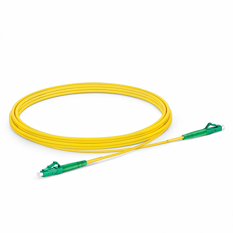 SFPS 3m (10ft) Fiber Patch Cable, 1 Fiber, LC APC Simplex to LC APC Simplex, Single Mode (OS2), Riser (OFNR), 2.0mm, Tight-Buffered, Yellow, 10 Pcs/Pack SFPS