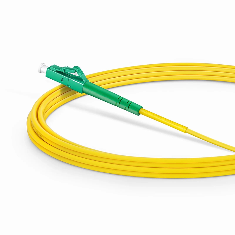 SFPS 3m (10ft) Fiber Patch Cable, 1 Fiber, LC APC Simplex to LC APC Simplex, Single Mode (OS2), Riser (OFNR), 2.0mm, Tight-Buffered, Yellow, 10 Pcs/Pack SFPS