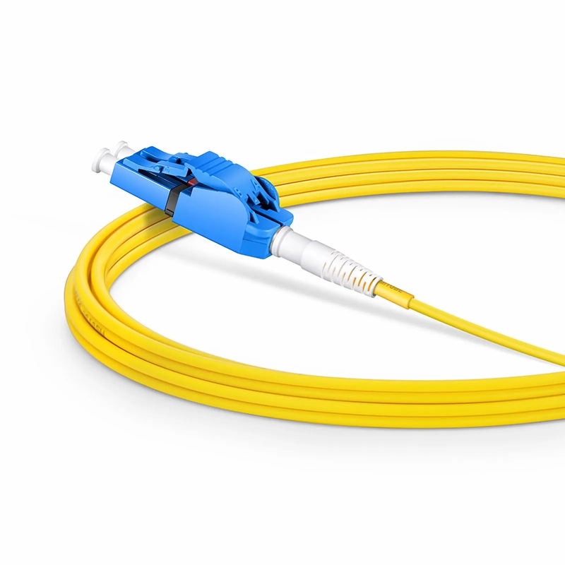 SFPS 3m (10ft) Fiber Patch Cable, 2 Fibers, LC UPC Duplex to LC UPC Duplex Switchable Clip Uniboot, Single Mode (OS2), Riser (OFNR), 2.0mm, Yellow SFPS