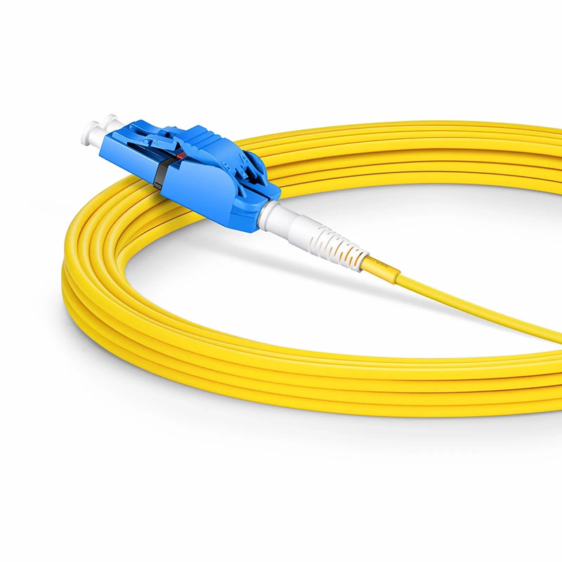 SFPS 5m (16ft) Fiber Patch Cable, 2 Fibers, LC UPC Duplex to LC UPC Duplex Switchable Clip Uniboot, Single Mode (OS2), Riser (OFNR), 2.0mm, Yellow SFPS