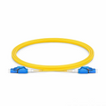 SFPS 2m (7ft) Fiber Patch Cable, 2 Fibers, LC UPC Duplex to LC UPC Duplex Switchable Clip Uniboot, Single Mode (OS2), Riser (OFNR), 2.0mm, Yellow SFPS