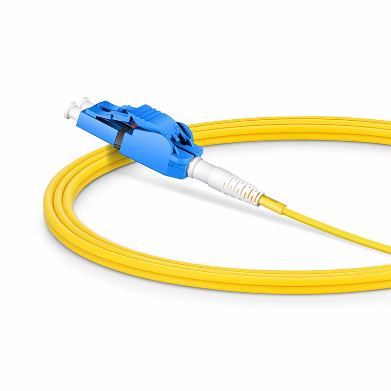 SFPS 2m (7ft) Fiber Patch Cable, 2 Fibers, LC UPC Duplex to LC UPC Duplex Switchable Clip Uniboot, Single Mode (OS2), Riser (OFNR), 2.0mm, Yellow SFPS