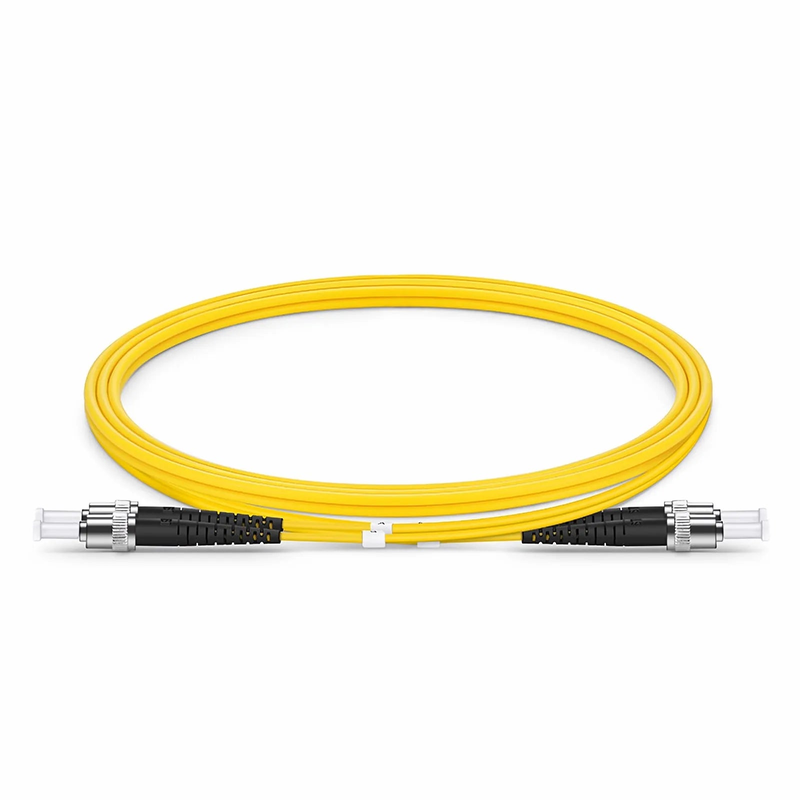 SFPS 1m (3ft) Fiber Patch Cable, 2 Fibers, ST UPC to ST UPC, Single Mode (OS2), Riser (OFNR), 2.0mm, Tight-Buffered, Yellow SFPS