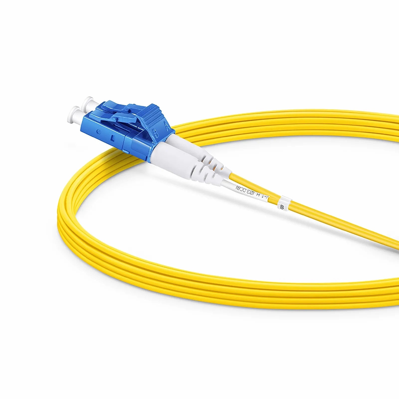 SFPS 5m (16ft) Fiber Patch Cable, 2 Fibers, LC UPC Duplex to SC UPC Duplex, Single Mode (OS2), Riser (OFNR), 1.2mm, Tight-Buffered, Yellow SFPS