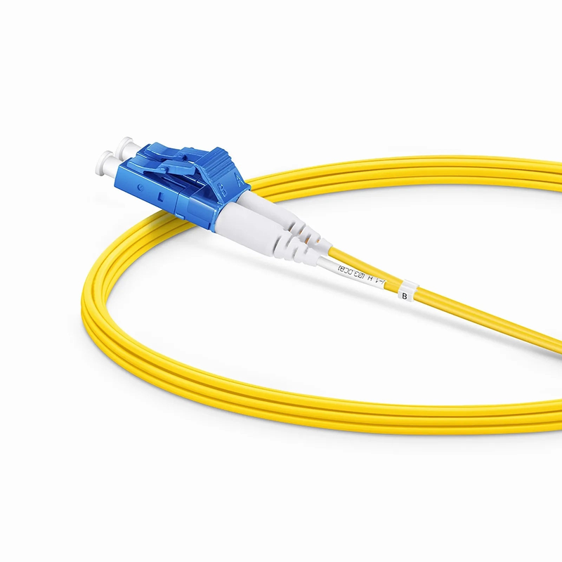 SFPS 3m (10ft) Fiber Patch Cable, 2 Fibers, LC UPC Duplex to SC UPC Duplex, Single Mode (OS2), Riser (OFNR), 1.2mm, Tight-Buffered, Yellow SFPS
